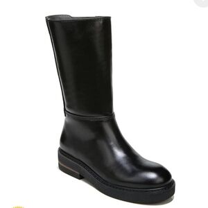 Sarto Franco sarto Bondie leather mid shaft moto Boots